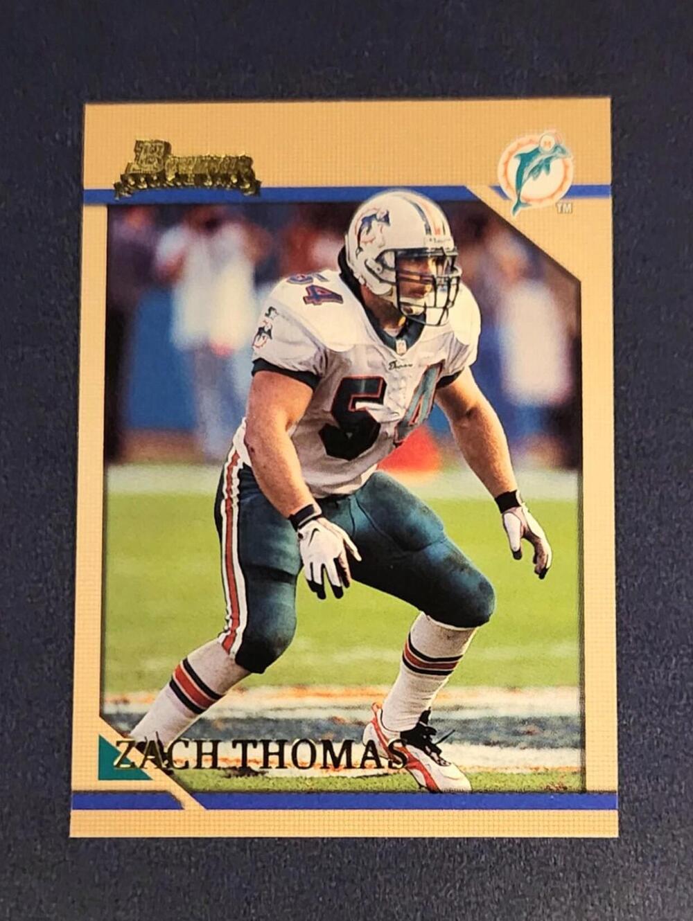 2001 Bowman 1996 Rookies #BRC13 Zach Thomas Football Card